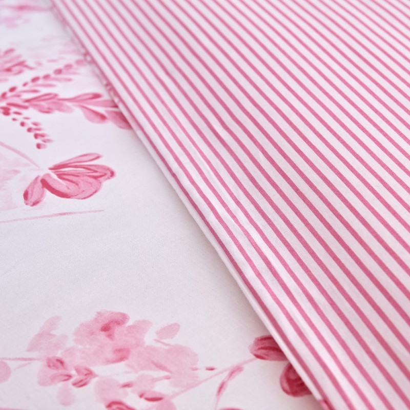LERUUM Bed Linen Set 140 x 200 cm Cotton Reversible