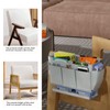 Frjjthchy Bedside Caddy Bedside Organizer,Bed Caddy with 11 Pockets and