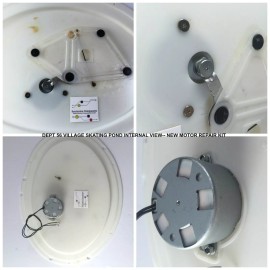 DEPARTMENT 56 Animated Skating Pond-  MOTOR- 120V AC -UNIT NOT FOR SALE WITH KIT