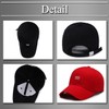 Buzz Selection CAP752 Men's Hat, Cap, Logo, Black, White, Stylish,