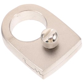 Abaodam 4pcs Sturdy Metal Archery Finger Stainless Steel Sling Shot Ring Replacement Frameless for Outdoors