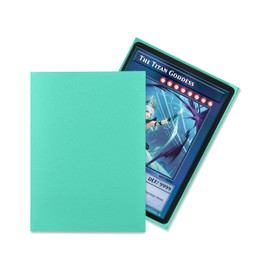 TitanShield TitanShield Kartenhüllen für Yu-Gi-Oh, Cardfight!!, klein, japanische Größe, 150 Stück (Türkis) Vanguard & More