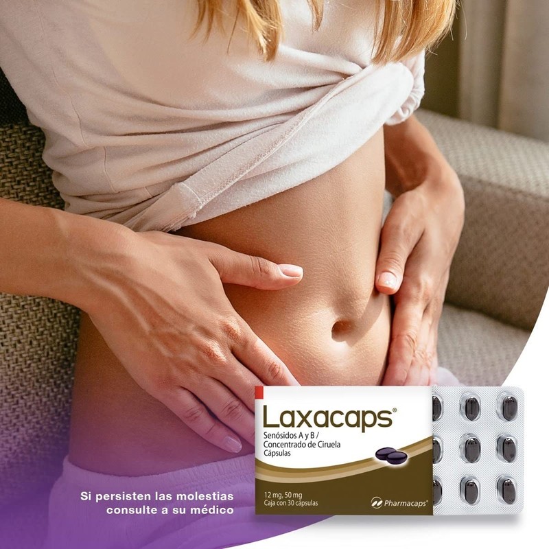 GELCAPS Laxante Laxacaps Senósidos A Y B C/30 Cápsulas