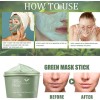 Máscara Facial De Arcilla De Té Verde, Limpieza Profunda