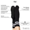 Tavi Kai - Grip Socks Latte Stripe Medium