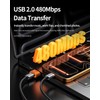 HOWJIM USB to USB C Adapter 10 Pack,10A 200W Fast