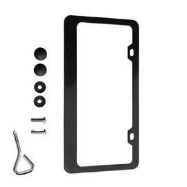 Matte License Plate Frame License Plate Frame Universal UV License Plate Cover Holder for Car Tags Easy to Install, B