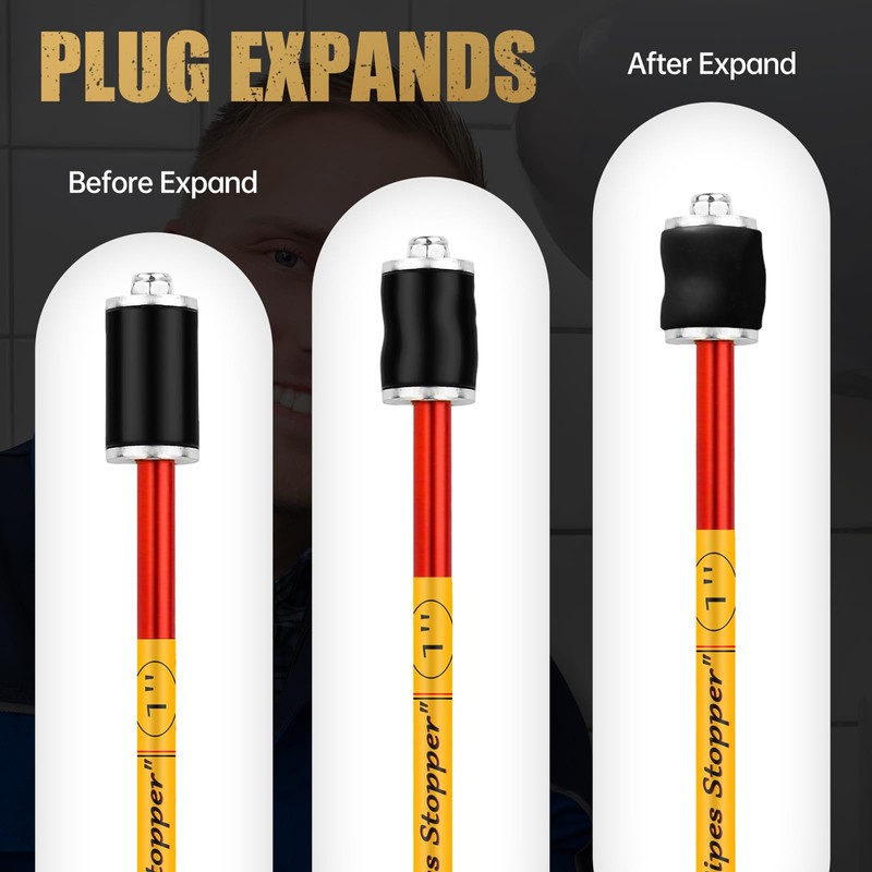 2062 Plumbing Plug Tool Kit, Pipe Water Stopper for for