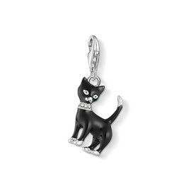 Thomas Sabo 1725-041-11 Cat Charm Pendant in 925 Sterling Silver