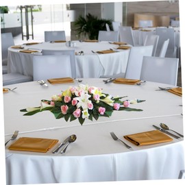 ULDIGI 10pcs Flower Mud Fixing Plate Foam Trays Foam Tray Floral Flower Foam Tray Floral Foam Tray Flower Arrangement Tray Flower Mud Tray Flower Mud Holder Dial Wedding Plastic