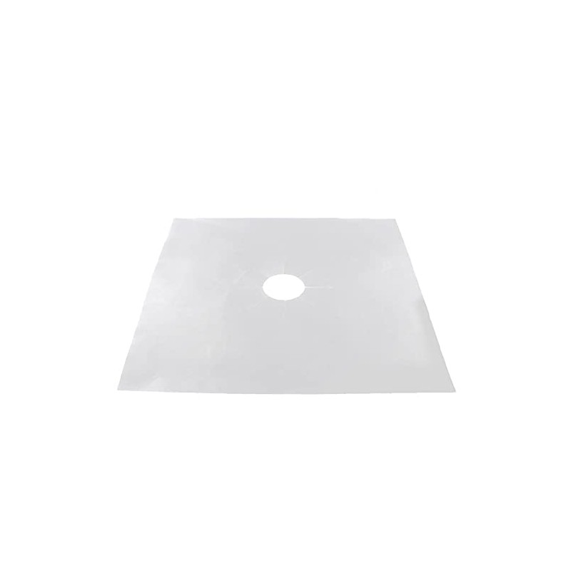 Gas Stove Liners, 6 pcs/Set Reusable Fiberglass Gas Stove Protector