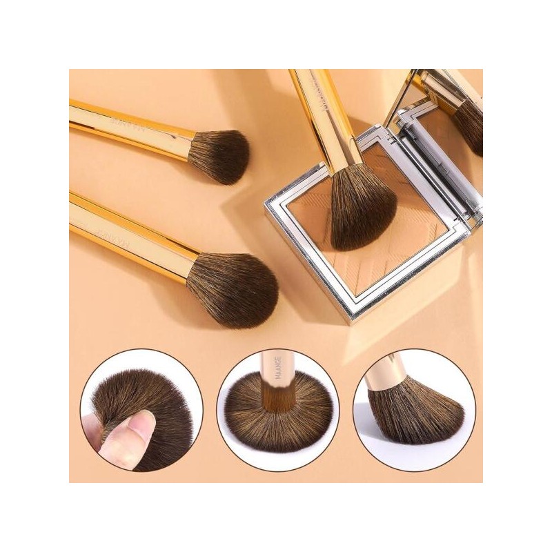 MAANGE 13 PCS 메이크업 브러시 전문가용 프리미엄 합성 파우더 컨실러