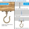 Dolibest Wall Mount Ceiling Hooks,Plant Hooks for Ceiling Metal Plant