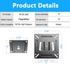 TETVIK Monitor Wall Mount Most 14-24“ TVs Computer Universal Low