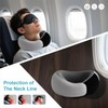 RURING Travel Pillows for Airplanes, 2025 New Travel Neck Pillow
