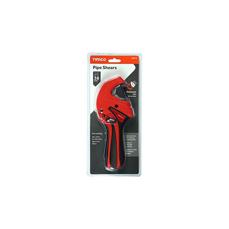 TIMCO Pipe Shears - Hard Wearing - Fast Cutting V-Shaped