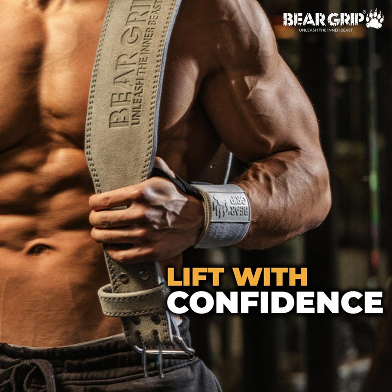 BEAR GRIP SPECIAL EDITION Premium weight lifting wrist support wraps