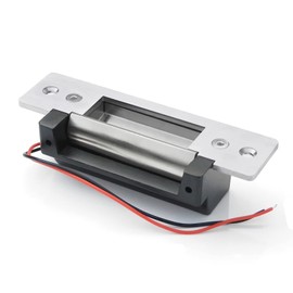 MIMIRACLE Heavy Duty Electric Door Strike Lock ANSI Standard Fail-Secure or Fail-Safe Adjustable for Access Control System Cylindrical Mechanical Lockset Input Voltage 12VDC