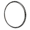 Steering Wheel Emblem Ring Carbon Fiber Look Simple Cool Replacement