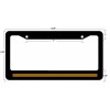 OwnTheAvenue TM Support Dispatcher Police License Plate Frame Thin Gold