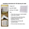 MASO 12V One-Way Silent Cooling Fan Side Exhaust Port Air