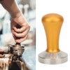 58mm Gold Detachable Coffee Tamper Stainless Steel Coffee Powder Pressing