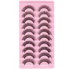 Eyelashes Russian Strip Lashes Natural Fluffy Wispy D Curly Effect