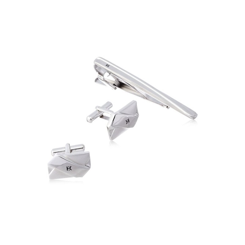 [hiroko kosino] Hiroko koshino Tie Bar and Cufflinks Set HS4003