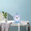 QIYAODECO Mantel Clock, Cornflower Blue