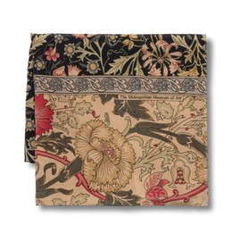 Metr Metropolitan Museum of Art, William Morris Compton Oblong Silk Scarf, 64 Inches x 18 Inches