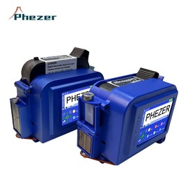 Phezer Upgraded 25.4mm/1 inch Mini Inkjet Printer for All Materials PC11-1, 25 Languages, with Ink Cartridge, Smart Pocket Marking Device for Date Time Barcode Logo Qrcode Batch Number Image Icons