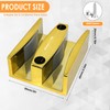 50mm Wide Shower Door Bottom Guide Sliding Shower Door Bumpers