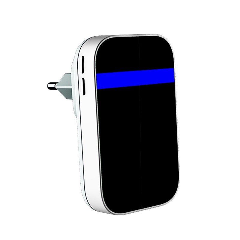Wireless Doorbell Self-Powered Doorbell Button Kit 4-Speed Adjustable Volume with