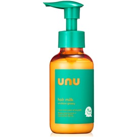 Unu Hair Milk, Glossy Hair Milk, Thick Care, Smooth and Shiny Hair, High Damage Care, Cuticle Repair, 7 Kinds of Keratin, Dry Care, Moisturizing Care, Pair & Brown Sugar Scent