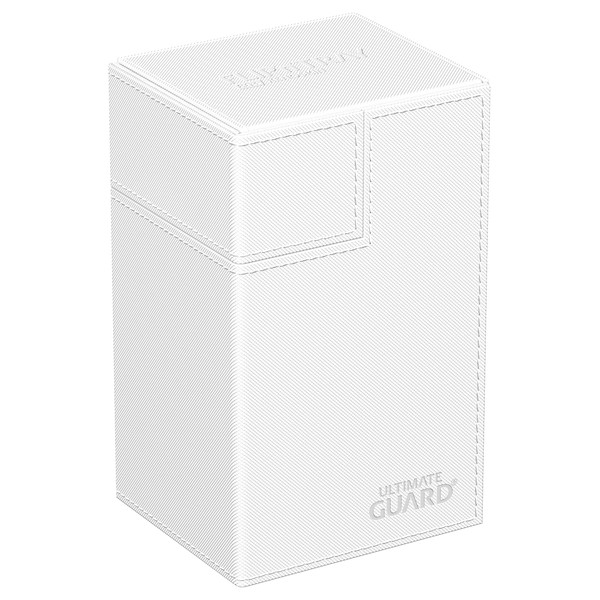 Ultimate Guard Flip`n`Tray Deck Case 80+ Xeno Skin Monocolor (White)