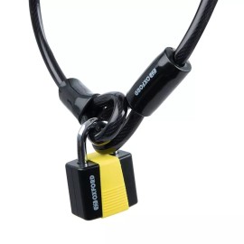 Oxford LK222 Loop Lock10 Hooped Cable and Padlock 10MM x 1.8M