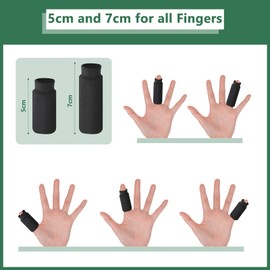 Luguiic Finger Ice Sleeves 5 Ice Packs for Fingers, Thumbs & Toes Hot Cold Therapy for Arthritis, Tendinitis, Trigger Finger and Swollen Finger