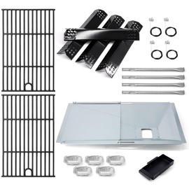 Adviace Replacement Parts for Nexgrill 720-0925P 720-0925, Grease Tray, Flame Tamer, Burners and Igniter, Grill Grates for Nexgrill 720-0925P 4 Burner Gas Grill