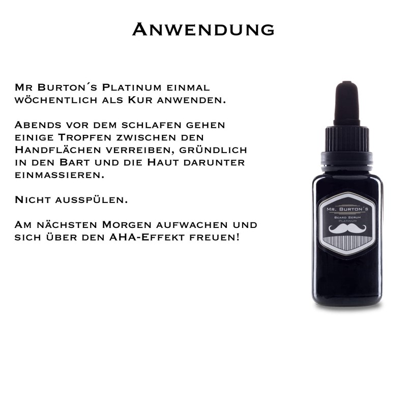 Mr. Burton's Platinum Beard Serum Weekly Treatment – The Beard