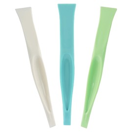 Moicstiy 3Pcs Plastic Scraper Tool, No-Scratch Cleaning Scraper Tool for Label Scraper, Can Opener