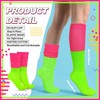 Geyoga Neon Slouch Socks,80s 90s Neon Women's Leg Warmers Extra