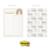 Modern Rainbow Responsibility Chart Sticky Note Pad / 50 Sheets
