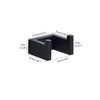 Kelelife Towel Hook Wall Mounted Black Coat Robe Hook for