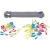 25m Washing Line Rope Strong Steel Core 3.5mm thickness Indoor-Outdoor