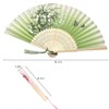 AOTDAOU Paper Hand Fan - 8.3 Inch Folding Chinese Style