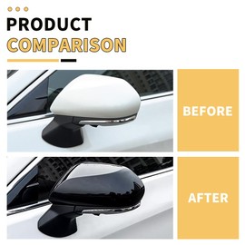 MAXDOM Side Mirror Caps Compatible with Toyota Camry (Gloss Black-Orginal Style, 2018-2025)
