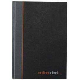 Ideal - A4 Cashbook Feint - 192 Pages - Black - 6428