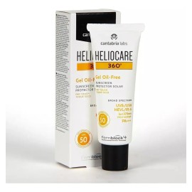 2pcs Protector Solar Heliocare 360 Gel Oil Free 50ml