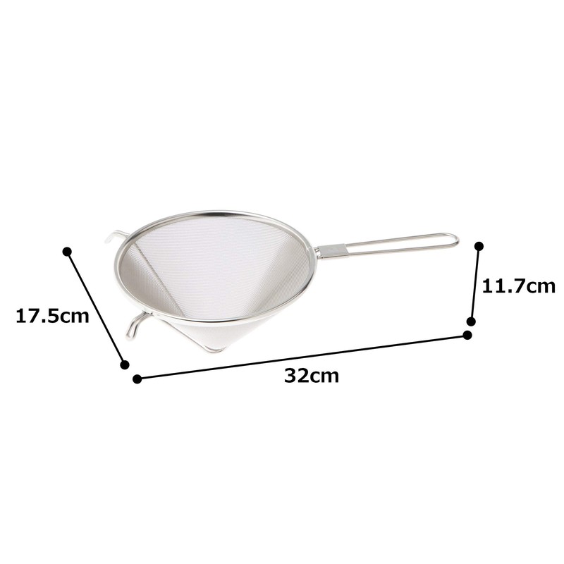 Endoshoji TKG BSN01021 Triangular Soup Strainer, 8.3 inches (21 cm),