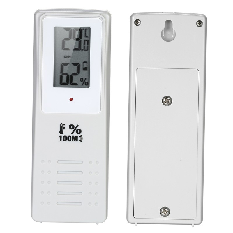 LCD Digital Wireless Indoor/Outdoor Thermometer Hygrometer Four-channel ℃/℉ Temperature Humidity